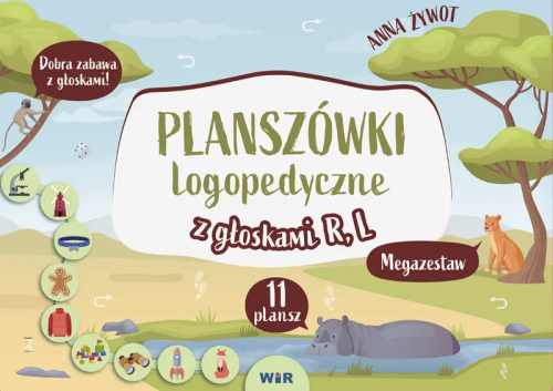 Planszówki logopedyczne R , L, Anna Żywot