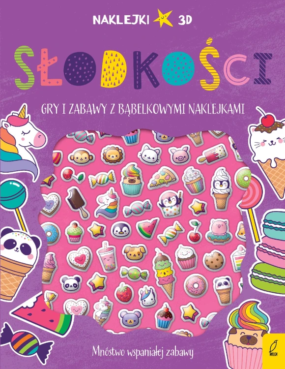 Słodkości. Wypukłe naklejki, Opracowanie zbiorowe