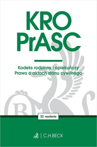 KRO. PrASC. Kodeks rodzinny i opiekuńczy....