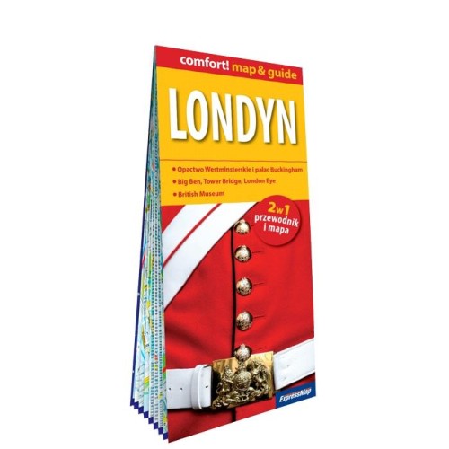 Londyn map&guide PL laminat 2024