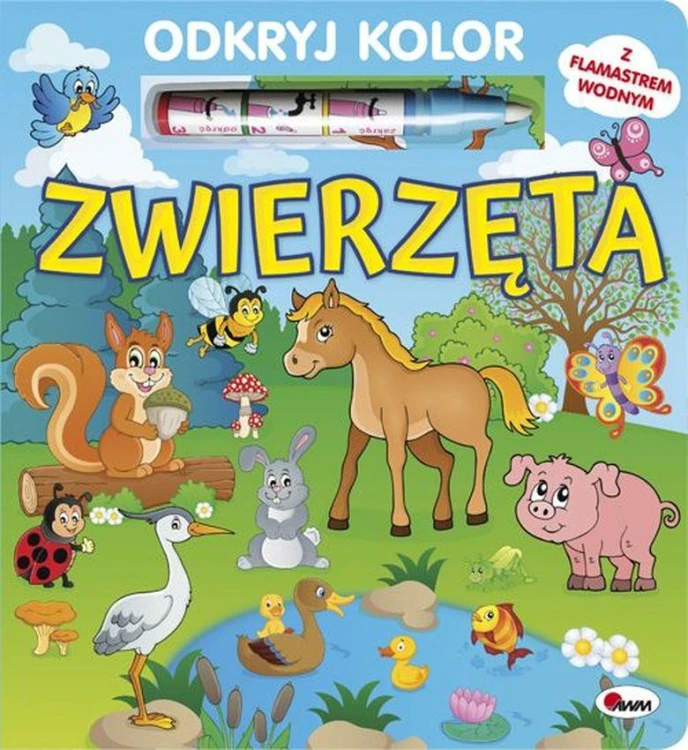 Zwierzęta. Odkryj kolor, Mirosława Kwiecińska