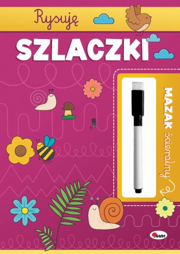 Rysuję szlaczki. Mazak ścieralny