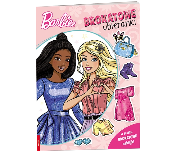 Mattel Barbie Brokatowe ubieranki SDLB-1106