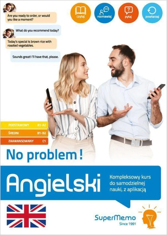 Angielski. No problem! Kompleksowy kurs do...