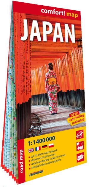 Japonia (Japan) laminowana mapa...