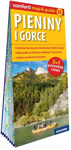 Pieniny i Gorce laminowany map&guide XL 2w1...