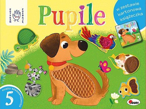 Pupile. Box z puzzlami sensorycznymi. Dotykam...