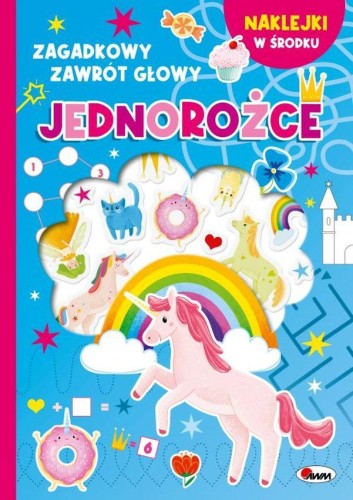 Jednorożce - wypukłe naklejki. Zagadkowy...