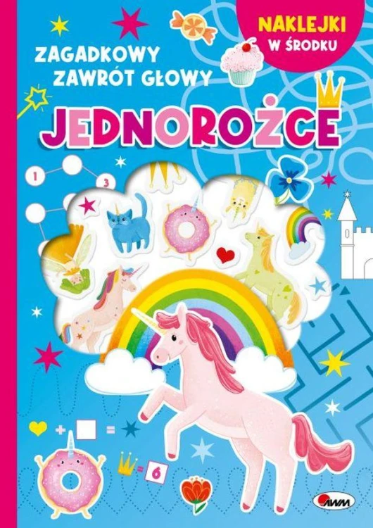 Jednorożce - wypukłe naklejki. Zagadkowy...
