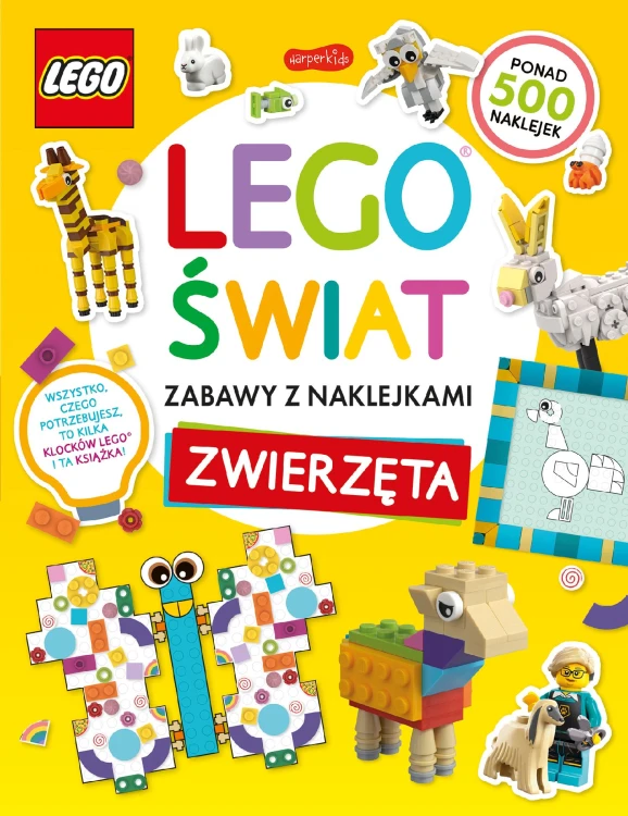 Zabawy z naklejkami. Zwierzęta. LEGO
