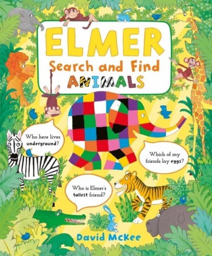 Elmer Search and Find Animals, David McKee