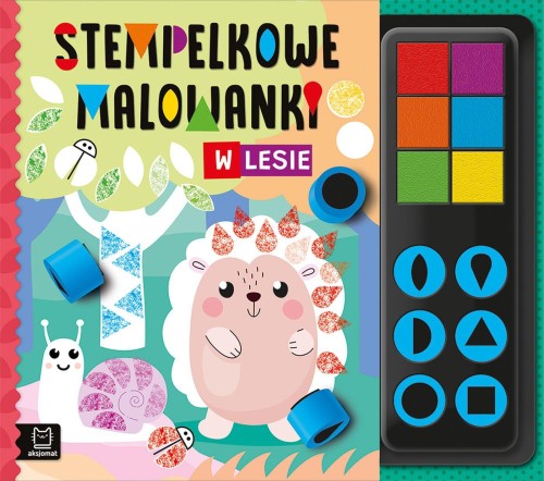 W lesie. Stempelkowe malowanki, Agnieszka Bator