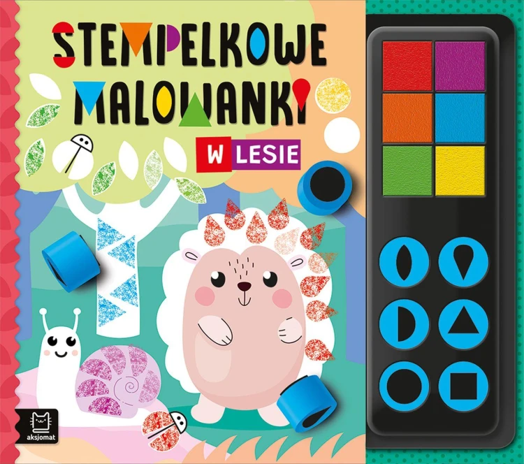 W lesie. Stempelkowe malowanki, Agnieszka Bator