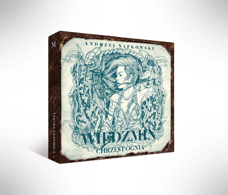 CD MP3 Chrzest ognia Wiedźmin, Andrzej Sapkowski