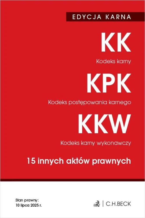 EDYCJA KARNA. Kodeks karny. Kodeks...