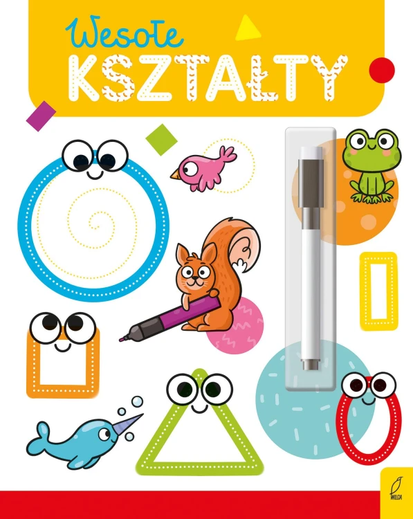 Wesołe kształty. Flamaster suchościeralny....
