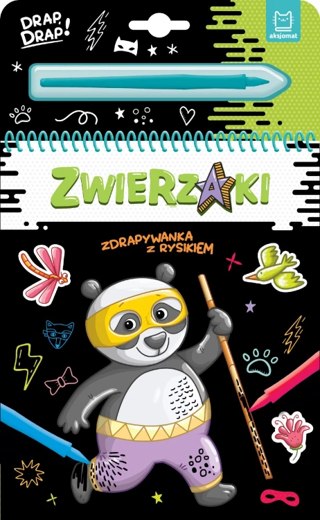 Zwierzaki. Zdrapywanka z rysikiem, Agata Kaczyńska