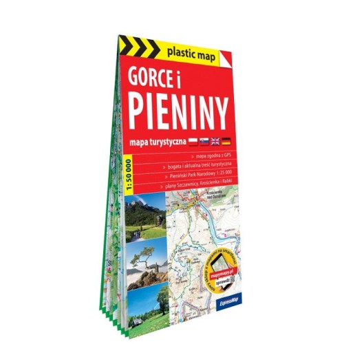Gorce i Pieniny mapa turystyczna 1:50 000...