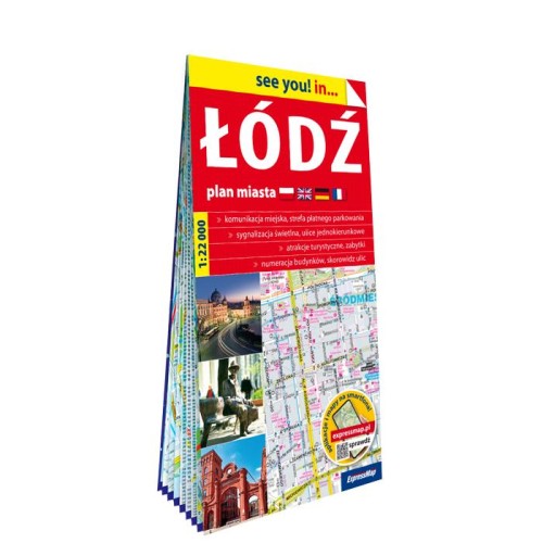 Łódź plan miasta 1:22 000, Opracowanie zbiorowe