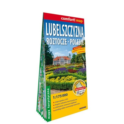 Lubelszczyzna Roztocze Polesie mapa...