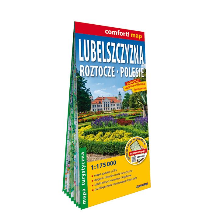 Lubelszczyzna Roztocze Polesie mapa...
