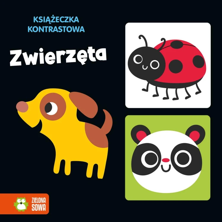 Zwierzęta. Książeczka kontrastowa