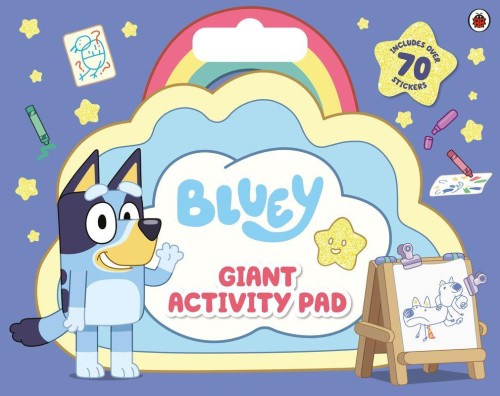 Bluey Giant Activity Pad wer. angielska, Bluey