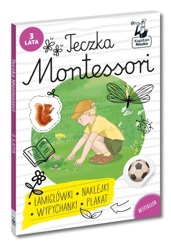 Teczka Montessori. 3 lata. Kapitan Nauka....