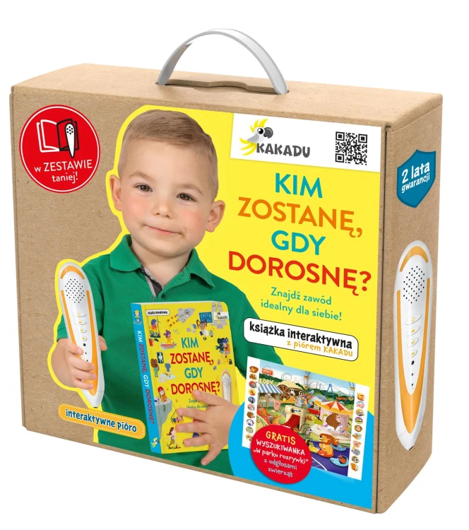 Kim zostanę, gdy dorosnę? książka interaktywna...