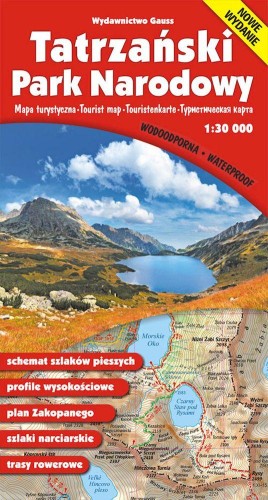 Mapa Tatrzański Park Narodowy wyd. foliowane...