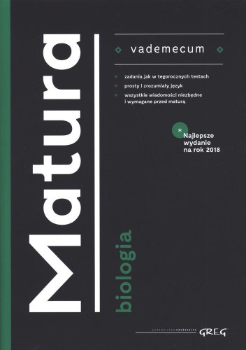 Biologia. Vademecum matura, Opracowanie Zbiorowe