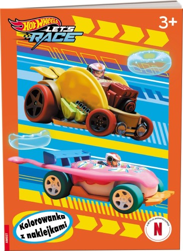 Hot Wheels Let's Race kolorowanka z naklejkami...