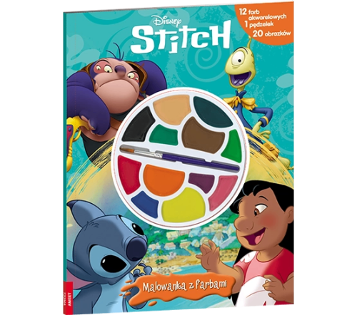 Disney Stitch Malowanka z farbami KFF-9101