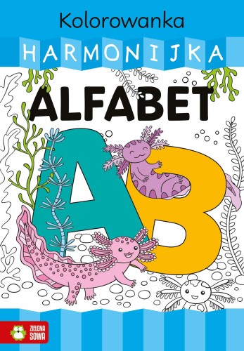Alfabet. Kolorowanka harmonijka