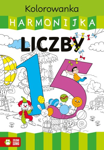 Liczby. Kolorowanka harmonijka