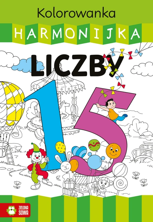 Liczby. Kolorowanka harmonijka