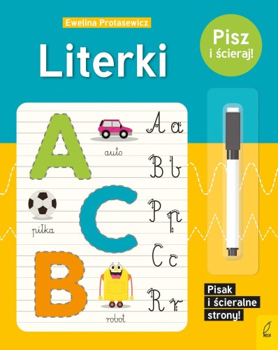 Literki. Pisz i ścieraj!, Ewelina Protasewicz