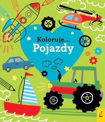 Kocham pojazdy. Koloruję, Opracowanie zbiorowe