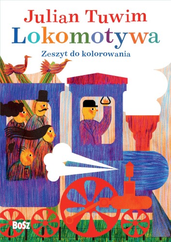 Julian Tuwim. Lokomotywa. Zeszyt do kolorowania