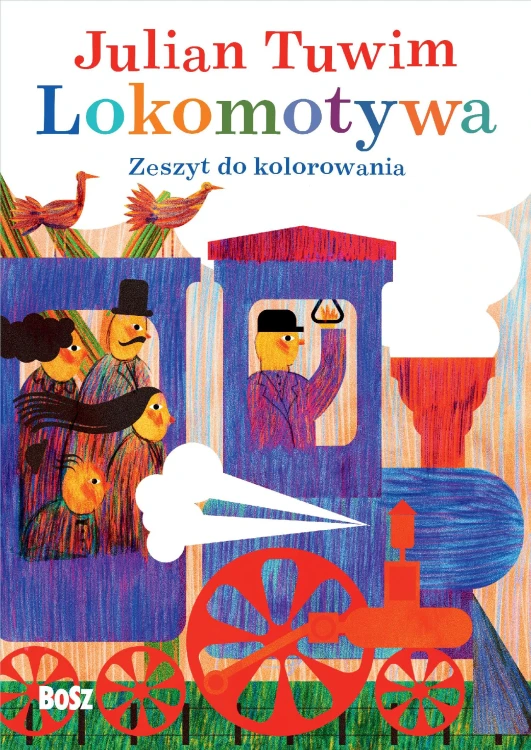 Julian Tuwim. Lokomotywa. Zeszyt do kolorowania