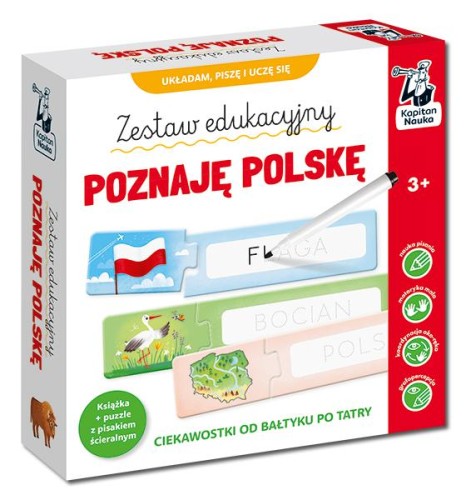 Zestaw edukacyjny. Poznaję Polskę. Książka +...