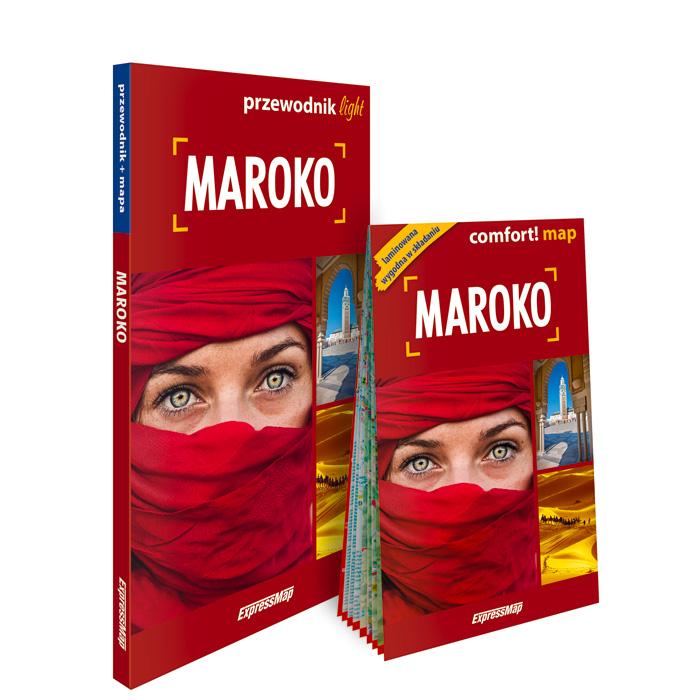Maroko light przewodnik + mapa, Grażyna Hanaf