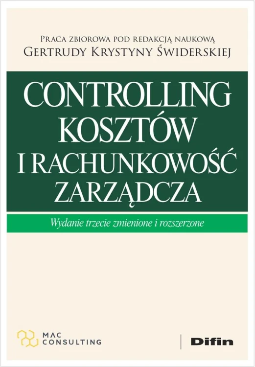 Controlling kosztów i rachunkowość zarządcza...