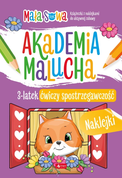 3 latek ćwiczy spostrzegawczość. Akademia malucha