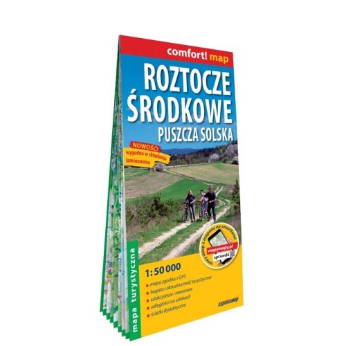 Roztocze Środkowe Puszcza Solska mapa...