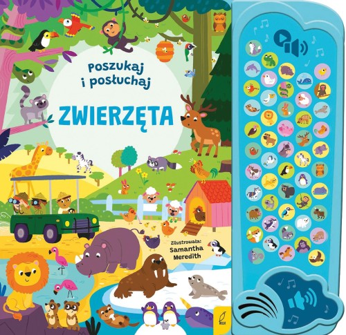 Zwierzęta. Poszukaj i posłuchaj, Samantha Meredith