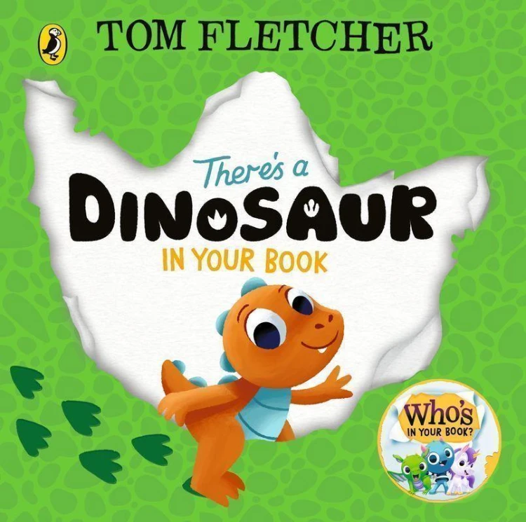 There's a dinosaur in your book wer. angielska