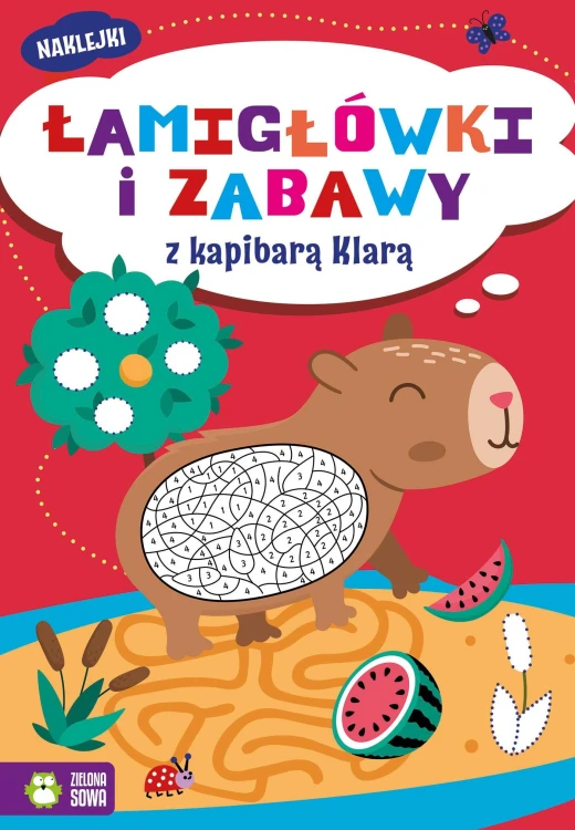 Łamigłówki i zabawy z kapibarą Klarą....
