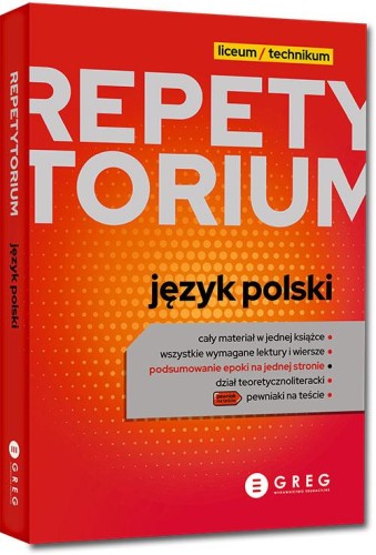 Język polski. Repetytorium. Liceum/technikum...