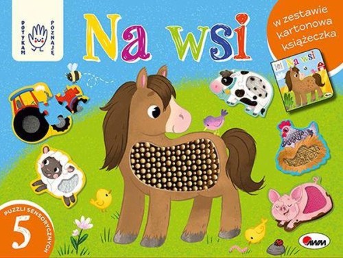 Na wsi. Box z puzzlami sensorycznymi. Dotykam...